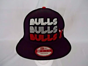 Bulls Bulls Bulls Chicago Druckknopflasche Mütze 9fifty Hartholz New Era M/L - Bild 1 von 10