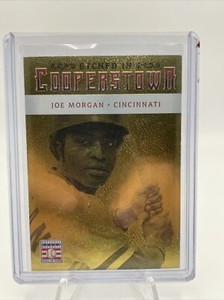 2015 Panini Cooperstown Etched In Cooperstown Gold #'d/10 #40 Joe Morgan Reds