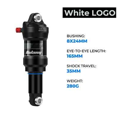 Задние воздушные амортизаторы DH MTB 165/190x65 мм гидравлический задний амортизатор для горного велосипеда - Изображение 1 из 4