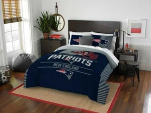 New England Patriots Northwest Company NFL Draft Full/Queen Comforter Set Shams - Picture 1 of 2