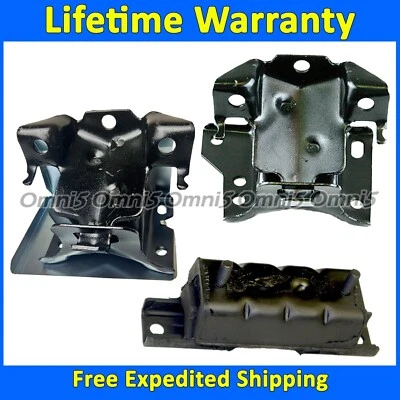 K4245 Motor & Trans Mount Set 3pc For 2007 Chevrolet Silverado 3500 Classic 6.6L - Image 1 of 4