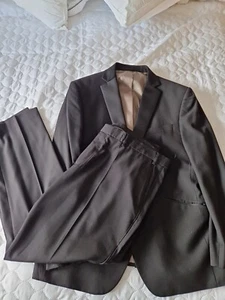 M&S Mens Black Suit Size 42 - Picture 1 of 11