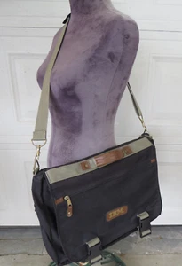 Vintage IBM Black Shoulder Messenger Laptop Computer Bag - Picture 1 of 13