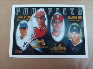 1996 Topps #431 Jaime Bluma Dave Coggin Steve Montgomery Brandon Reed Rookie RC - Picture 1 of 2