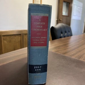 “A Complete Bible Commentary” | Matthew Henry, Scott c 1964 Moody Press VTG HC - Picture 1 of 14
