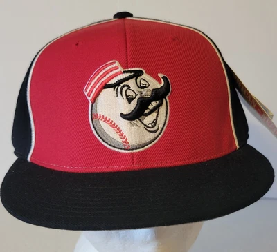 Cincinnati Reds Mr Red Fitted Hat Size 7 1/4 Cooperstown Collection (NEW W/TAGS) - Image 1 of 4