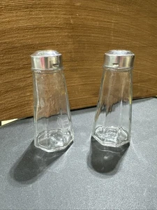 Vintage GEMCO Klarglas Salz und Pfefferstreuer  - Bild 1 von 4