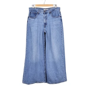 Levi's Jeans Damen XL Flood Super Wide Leg Denim Größe 30 - Bild 1 von 8