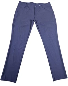 Peter Millar Pants Mens 44x34 Navy Bingham Performance Stretch Golf MF24XB21FB - Picture 1 of 11