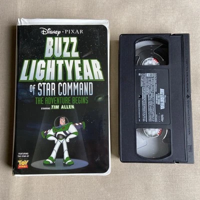 Buzz Lightyear of Star Command: The Adventure Begins (VHS 2000) Disney Pixar + - Image 1 of 4