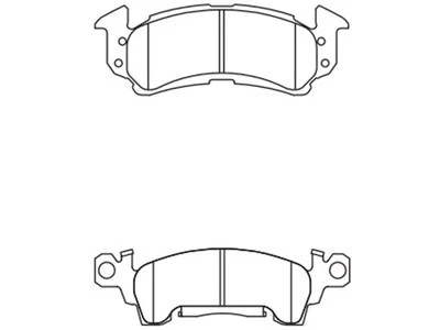 Front Brake Pad Set For 1972-1978 Buick Riviera 1973 1974 1975 1976 1977 ZS447XV - Image 1 of 2