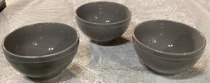 Lot of 3 Godinger Gatherings Gray Cereal Bowls 6” - Picture 1 of 9