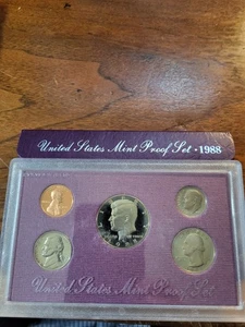 1988S UNITED STATES PROOF SET OF COINS - Bild 1 von 1