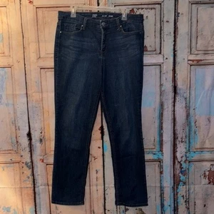 Crown & IVY Dark Blue Straight Leg Women's 14R Jeans - Picture 1 of 6