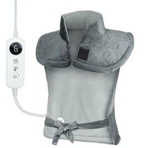 Heating Pad for Back Pain Relief Weighted Heating Pad for Neck and Shoulder C... - Picture 1 of 8