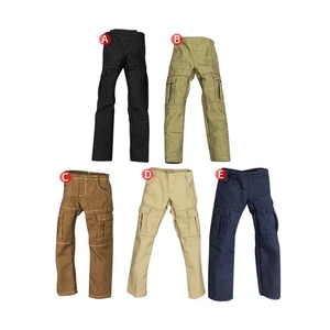 1/12 Scale Cargo Pants Casual Trousers for 6" Male Action Figure BodygSyH - Picture 1 of 15
