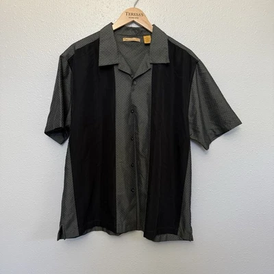 Camisa abotonada manga corta The Havanera Co. XL para hombre Foto 1 de 4