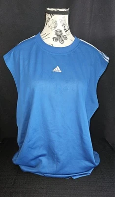 Camiseta deportiva sin mangas Adidas Climacool XL para hombre azul Foto 1 de 4