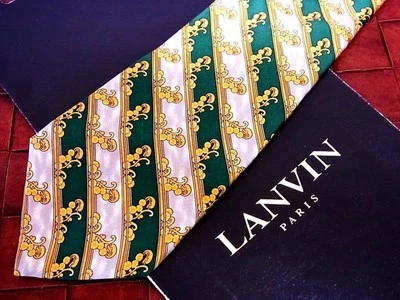 Corbata de lujo LANVIN para hombre unisex TODA SEDA 100 multicolor preciosa L595 Foto 1 de 2