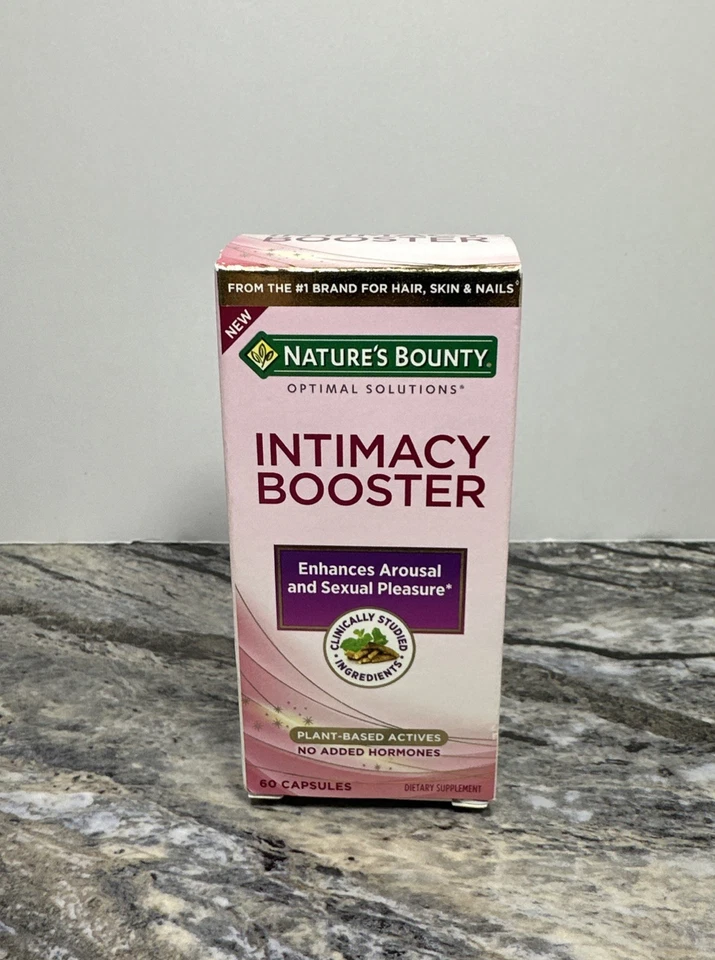 Nature's Bounty • INTIMACY BOOSTER• 60 Cápsulas Mezcla Ashwagandha y Ginseng Foto 1 de 4