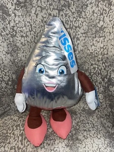 Peluche Hershey Kiss Silver Kisses Girl 12” Chocolate Hershey Park Piernas Movibles - Imagen 1 de 5