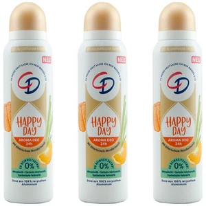 CD Deo Spray HAPPY DAY 3 x 150ml 24H Schutz - mit ätherischem Mandarinenöl - Bild 1 von 1