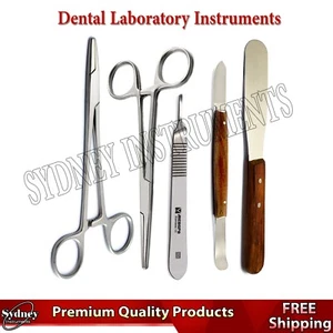 Pinzas porta agujas talladores modelado de cera dental instrumentos de laboratorio - Imagen 1 de 6