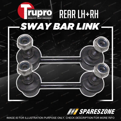 Pair Trupro Rear Sway Bar Links for Mazda 626 MX6 GE 11/1991-1998 - image 1 of 2