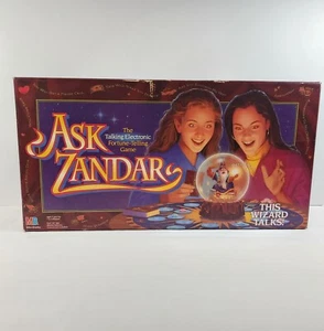 1992 MB Ask Zandar Fortune Telling Board Game Working 100% Complete w/Box VTG - Picture 1 of 5