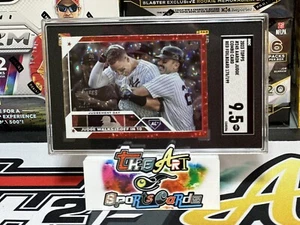 AARON JUDGE 2023 Topps Serie 1 Lámina Roja #245 Día del Juicio /199 Nueva York Sgc 9.5 - Imagen 1 de 2