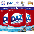 Daz Laundry Detergent Washing Powder For Whites & Colours Clothes 885g x3