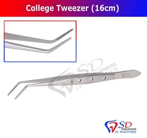 London College Tweezers Dressing Pliers Cotton Surgical Examination Swab Tweezer - Picture 1 of 3