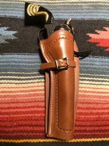 Western Fast Draw Holster Fits Colt SAA 1873 Ruger Vaquero & Wrangler Uberti 7.5 - Picture 1 of 8