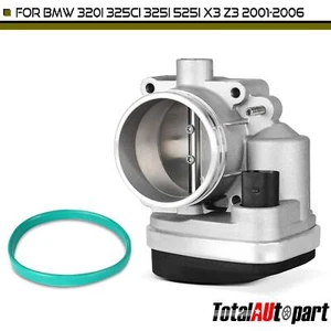 Throttle Body Assembly for BMW E46 325Ci 325i 325xi E60 525i E83 X3 E36 Z3 E85 - Picture 1 of 8