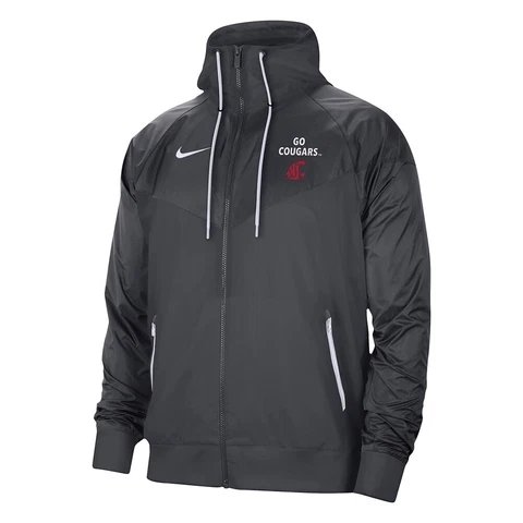 Nike Washington State Cougars Windrunner Jacket - Anthracite Cover