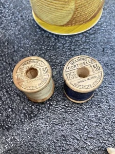 BELDING CORTICELLI Cotton THREAD -  1116 & 1386- 125 YARDS - Vintage - LOT OF 2 - Picture 1 of 3