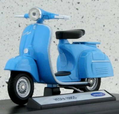 VESPA 150 cc - blue - WELLY 1:18 - Immagine 1 di 4