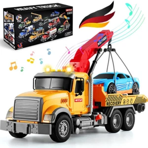 Abschleppwagen Spielzeug Licht & Sound Transport-LKW Kinder Spielzeug Geschenk - Bild 1 von 21