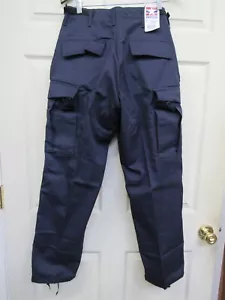 Navy Blue BDU Cargo Pant Tactical Trousers Button Fly Propper 60/40 Twill F5201 - Picture 1 of 16