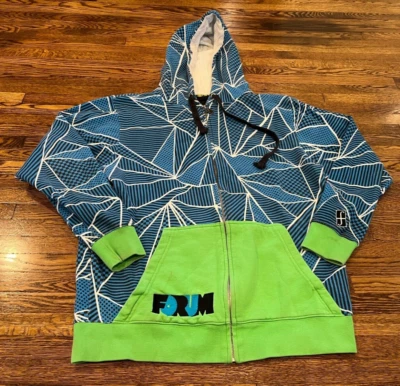 Forum Snowboards Sudadera con Capucha Para Hombres S Cremallera Completa Patinador Sudadera con Capucha Foto 1 de 4