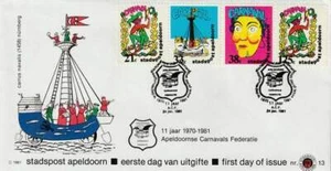 Stadspost envelop 1981: Apeldoornse Carnaval Federatie (19) - Picture 1 of 1