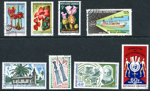Gabon 1969 - 1983 Used and Unused Lot Cover