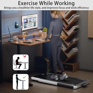 2-In-1 Treadmill Folding under Desk Walking Pad,Max 12Km/H, Walking & Running - Picture 1 of 8