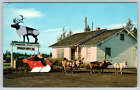 c1960s Operation Santa Claus Redmond Oregon Christmas Reindeer Vintage Postcard