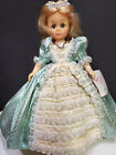 Vtg Madame Alexander 12” Princess Doll #1304 Green Dress Original Box