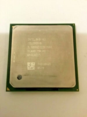 Intel Celeron 2.40GHz 400MHz  128KB L2 Cache Socket PGA478 SL6VU - Image 1 of 4
