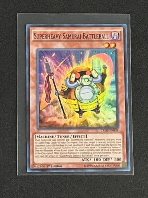 Superheavy Samurai Battleball 1st Edition CROS-EN008 YuGiOh Crossed Souls - Image 1 of 4