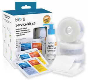 OASE BIORB SERVICE KIT X3 + 100ML OPTIMISER SET 30 60 BIUBE FISH TANK BOWL - Picture 1 of 3