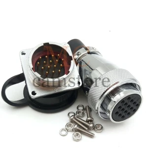 WF28 10A 16Pin Aviation Plug,IP67 Waterproof Electrical Cable Wire Connector - Picture 1 of 6