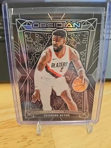 2023 Obsidian DeAndre Ayton Base Portland Trailblazers - Picture 1 of 2